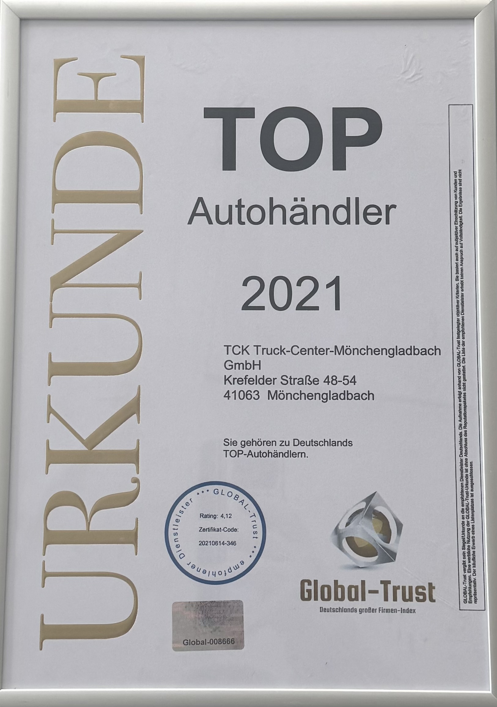 Top Autohändler Auszeichnung